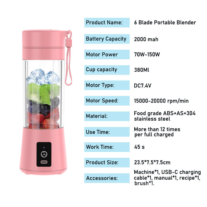 ZANVERO™ BlendGo Portable Blender